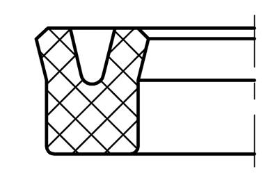 Maneta 75x95x13/12AU95-DIN MA25